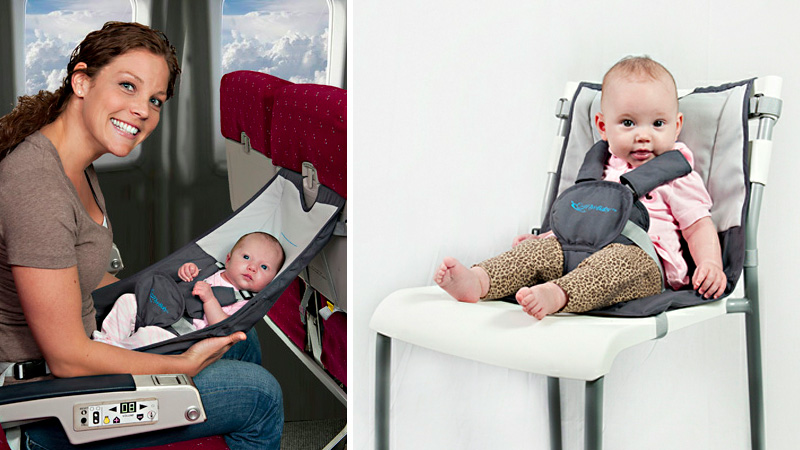 Illustration for article titled This Has Got to Be the Easiest Way to Fly With an Infant